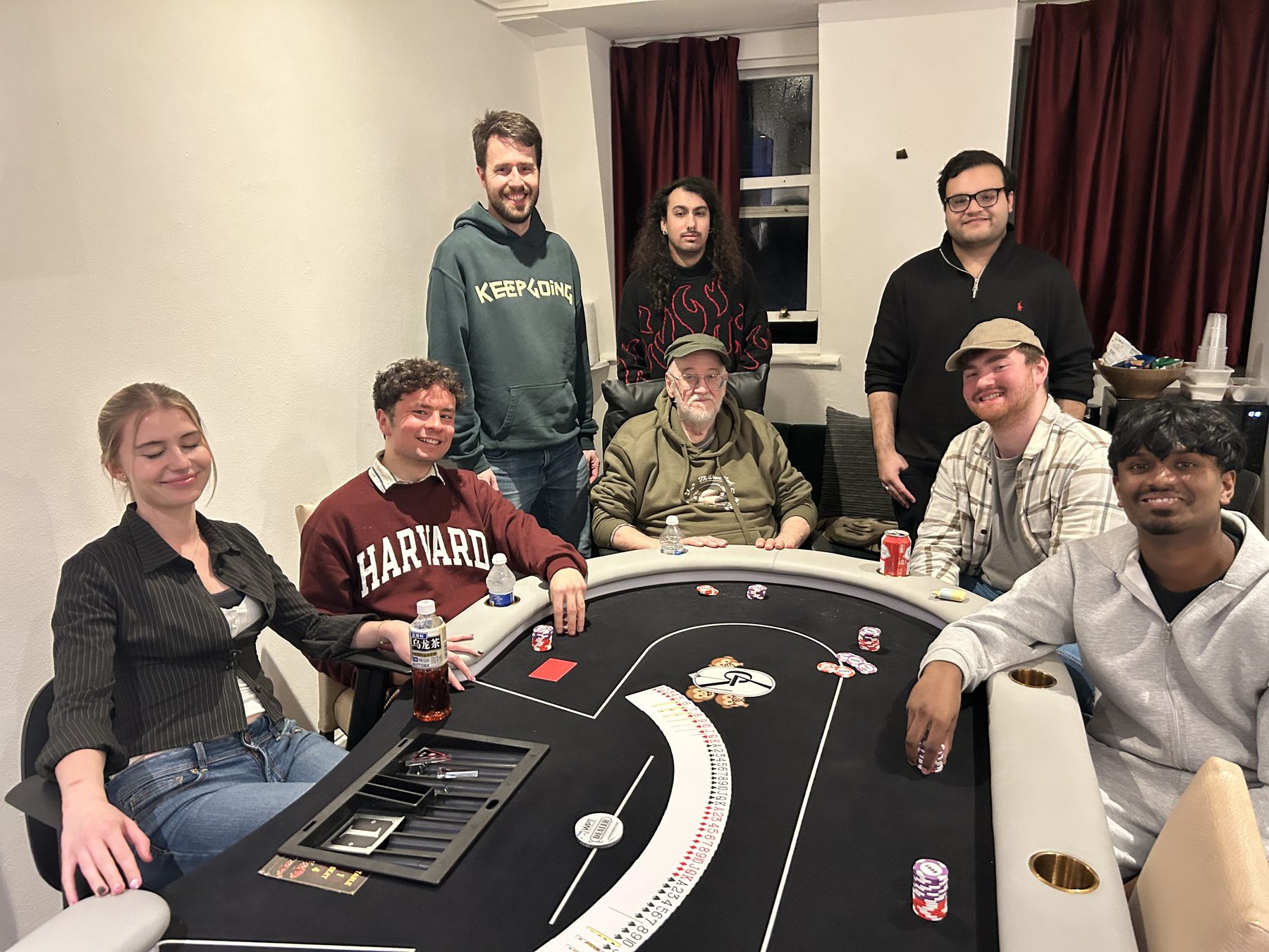Players at the table
